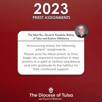 new priest assignments 2023